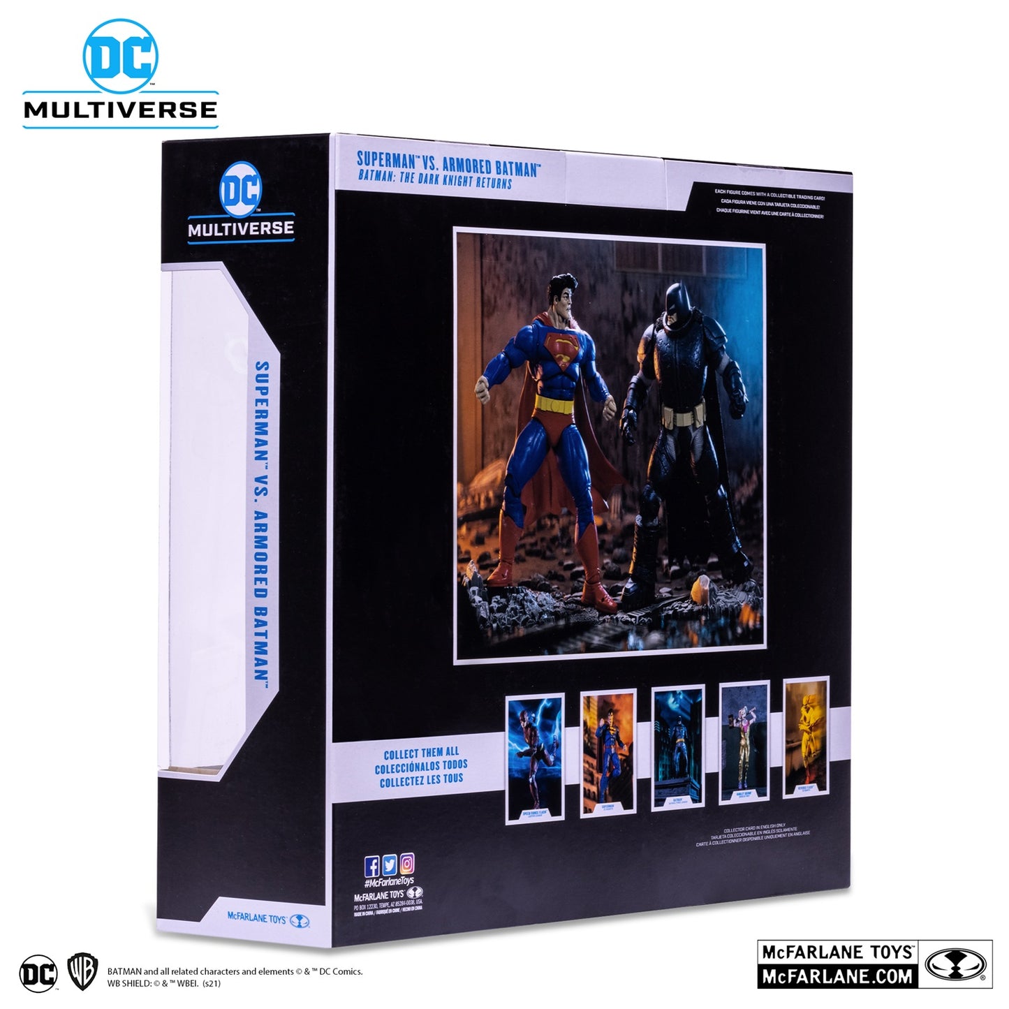 Batman The Dark Knight Returns 7" Figure Superman vs Armored Batman (McFarlane)