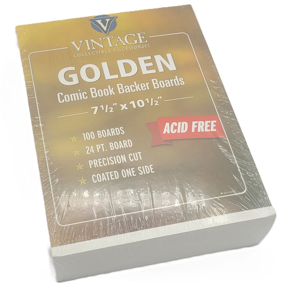 Evoretro, cartons pour comic Golden, paquet de 100