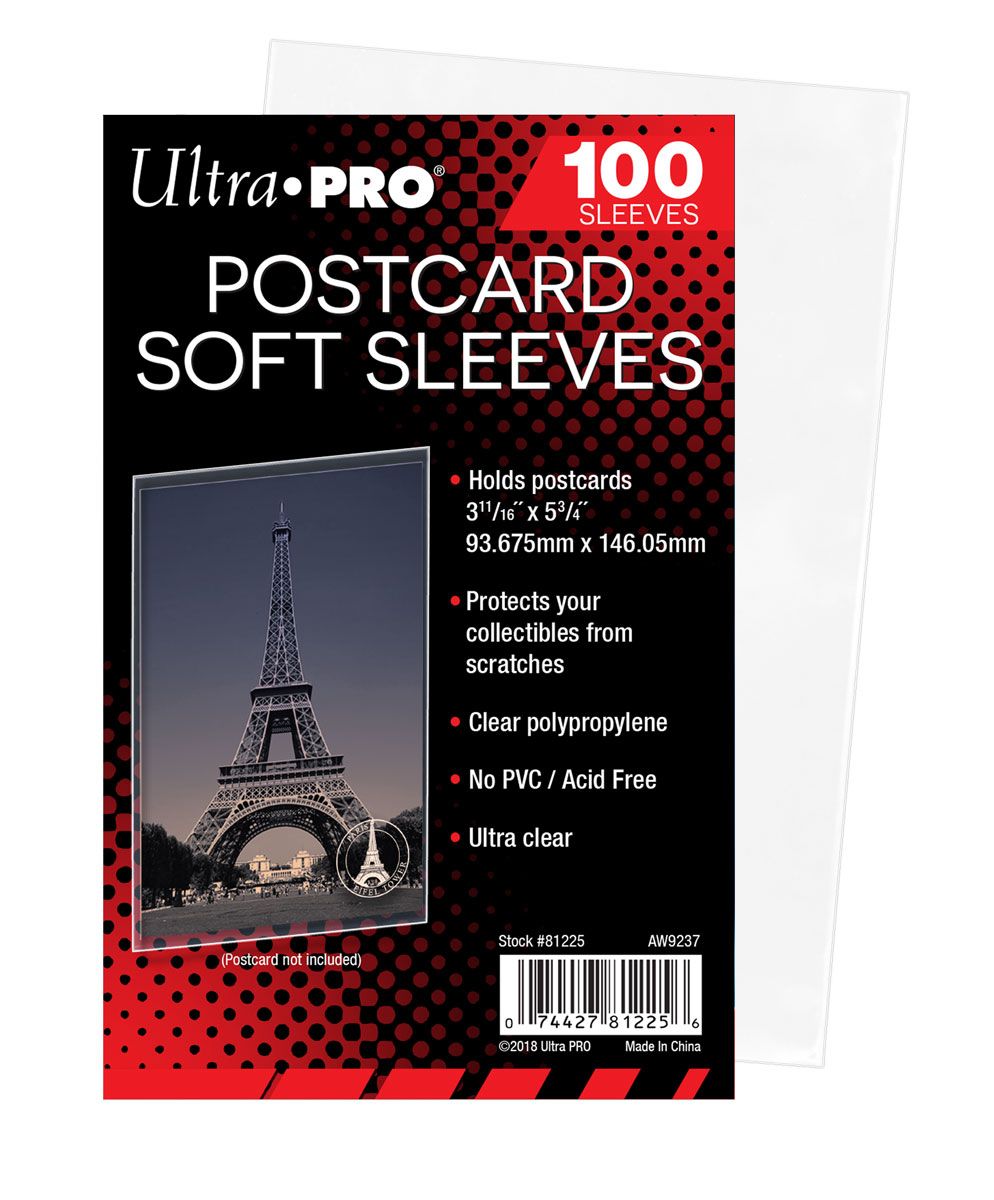Ultra PRO, pochettes carte postale, paquet de 100 (81225)