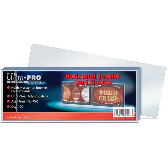 Ultra PRO, pochettes booklet horizontal, paquet de 100 (84168)