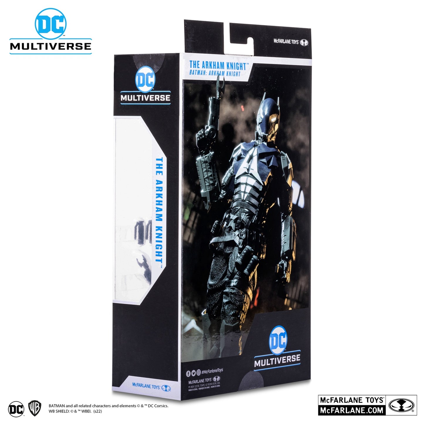 Batman, figurine Arkham Knight McFarlane arrière de la boite
