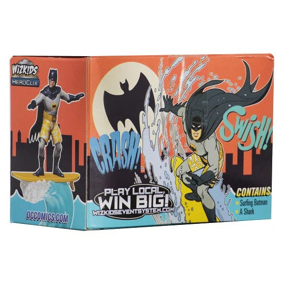 Batman (1966) Heroclix surfing Batman with shark arrière de la boite