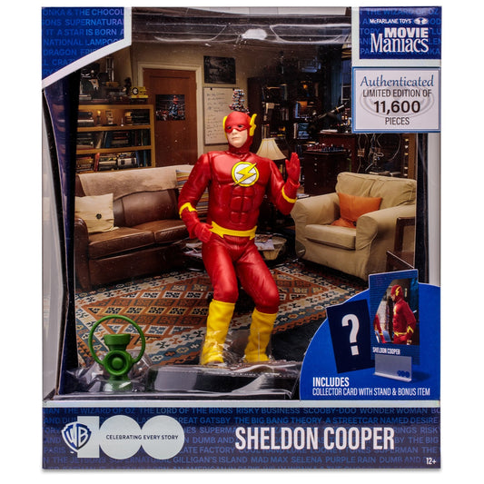 Figurine Movie Maniacs The Big Bang Theory Sheldon Cooper en boite