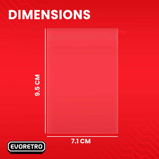 Evoretro, pochettes pour cartes épaisses 180pt, paquet de 100 (EVO-0730)