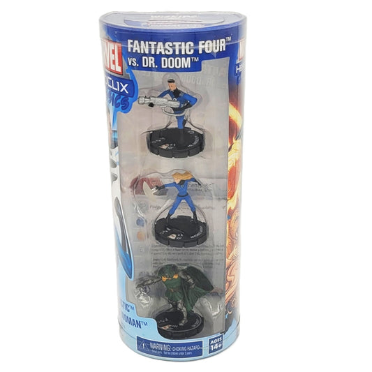Marvel HeroClix Classics Fantastic Four Vs Dr. Doom vue boite de face