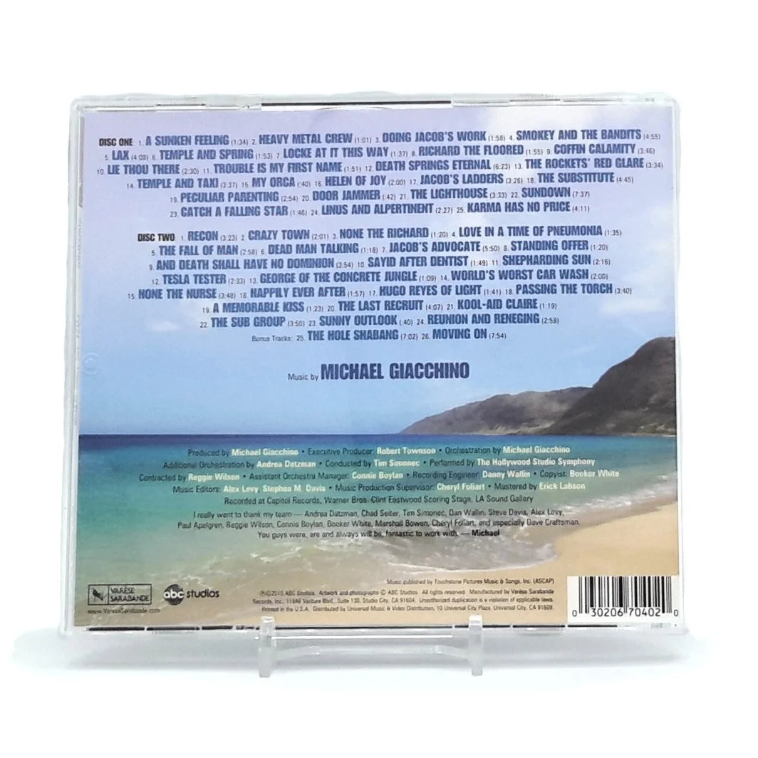 Trame sonore de Lost: The Final Season vue de l'arrière du boitier