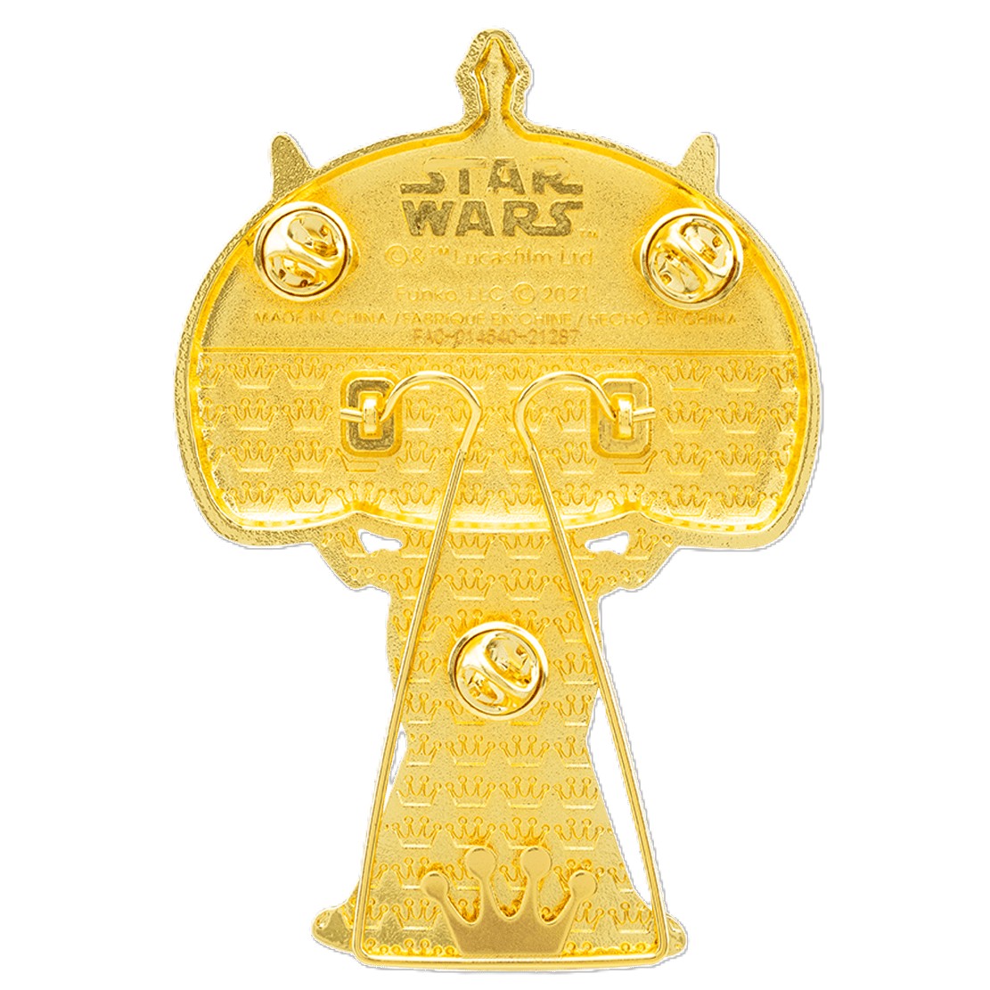 Star Wars la menace fantôme Pop Pin Queen Amidala vu de l'arrière