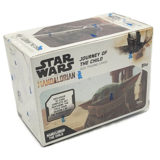 Star Wars The Mandalorian set de 32 cartes Journey of the child arrière de la boite