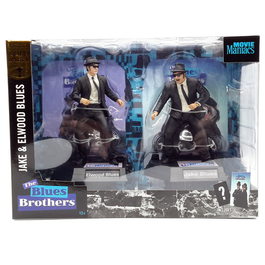 The Blues Brothers ensemble de 2 figurines Elwood et Jake dans la boite