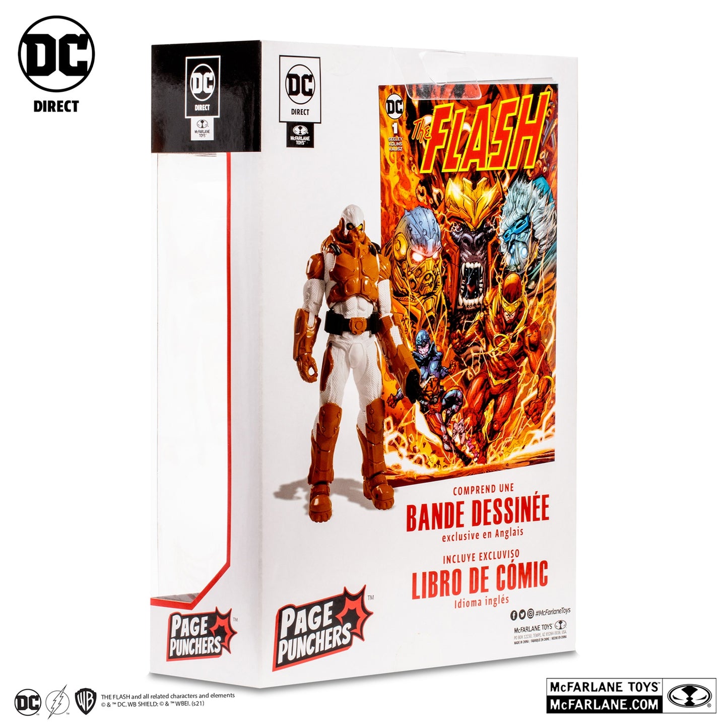 The Flash (Comic), figurine 7" Heat Wave page punchers (McFarlane)