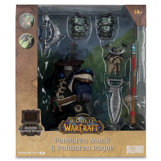 World of Warcraft, figurine Pandarem Monk McFarlane en boite