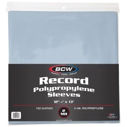 BCW, pochette pour disque 33 T, paquet de 100 (1-RSLV)