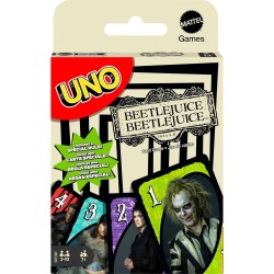 Beetlejuice Beetlejuice, jeu de cartes Uno (Mattel)