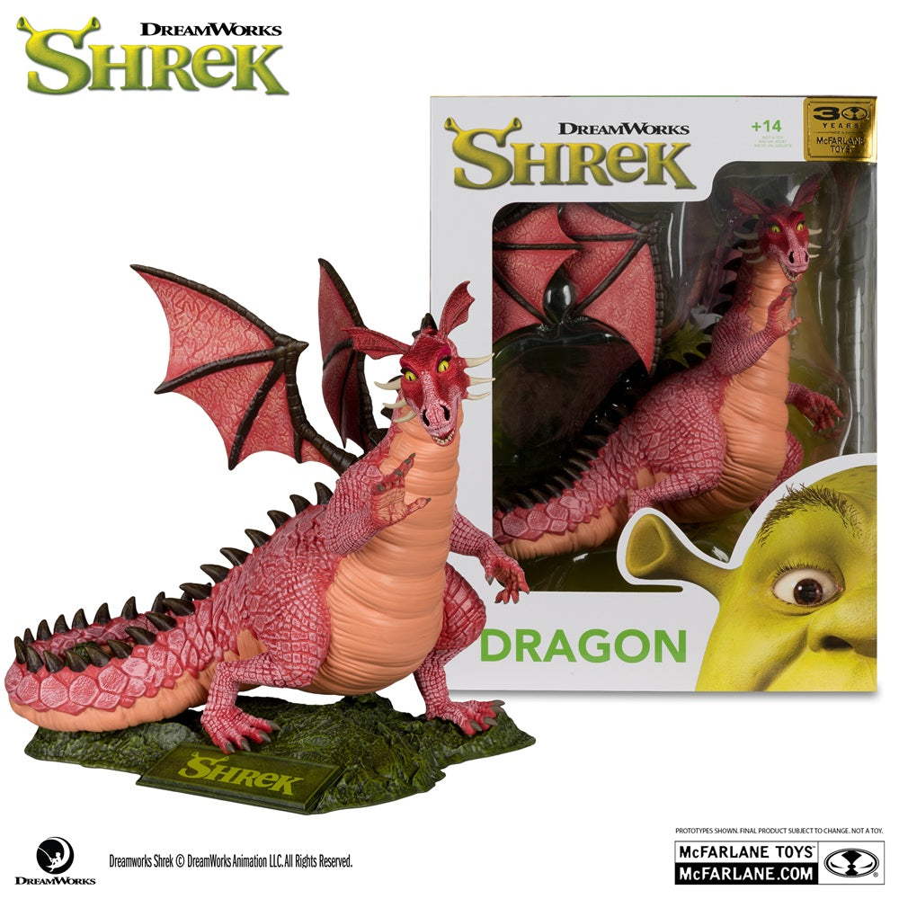 Shrek, 12"Posed  Dragon Figure (McFarlane)