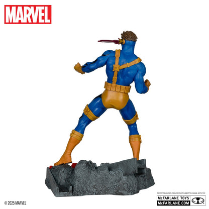 Marvel Collection, figurine Cyclops par McFarlane de dos