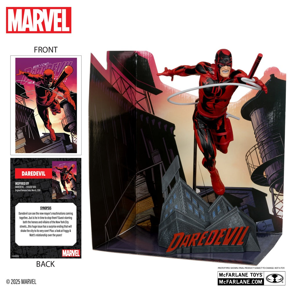 Marvel Collection, figurine Daredevil de McFarlane avec la carte