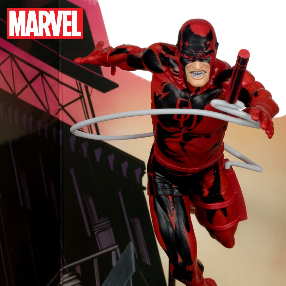 Marvel Collection, figurine Daredevil de McFarlane en gros plan