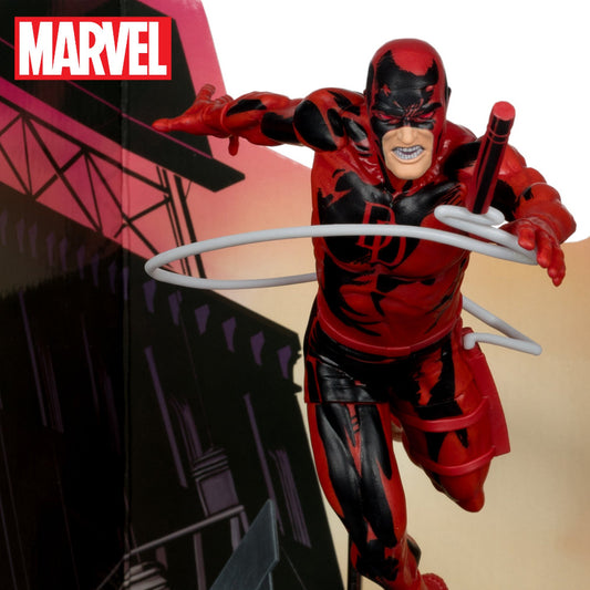 Marvel Collection, figurine Daredevil de McFarlane en gros plan