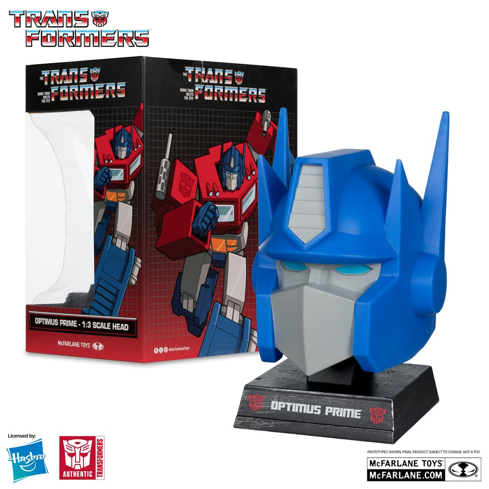 Transformers, tête de Optimus Prime échelle 1:3 (McFarlane)