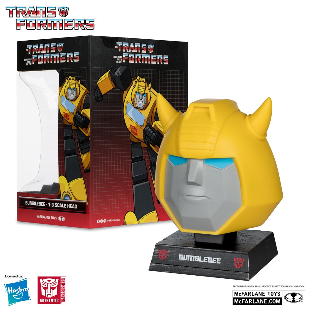 Transformers, tête de  Bumblebee échelle 1:3 (McFarlane)