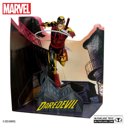 Marvel collection figurine Daredevil Platinum Edition de face