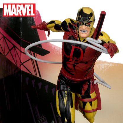 Marvel collection figurine Daredevil Platinum Edition gros plan