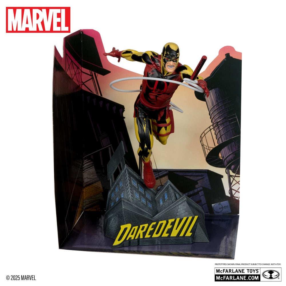 Marvel collection figurine Daredevil Platinum Edition en action
