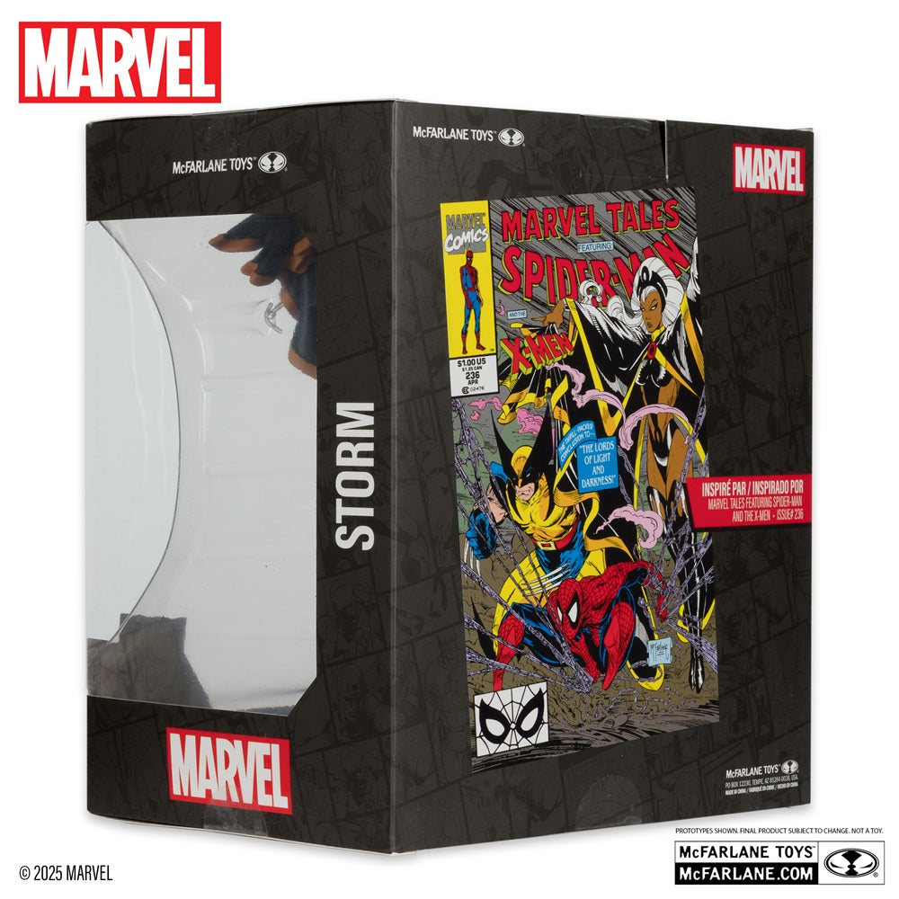 Marvel Collection , figurine Storm par McFarlane arrière de la boite