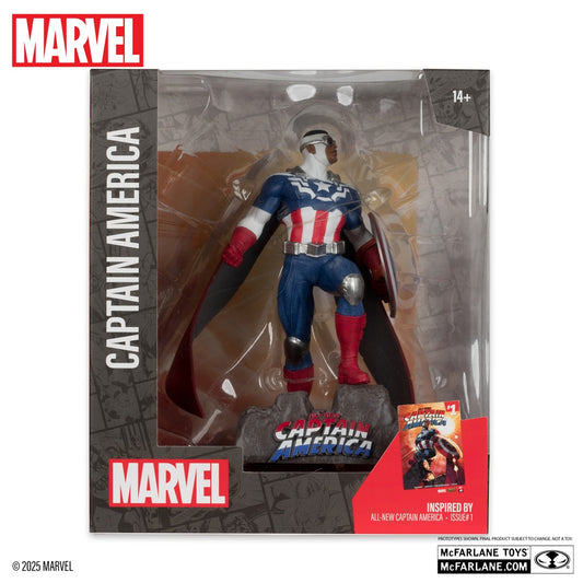 Marvel Collection, figurine Captain America par McFarlane en boite
