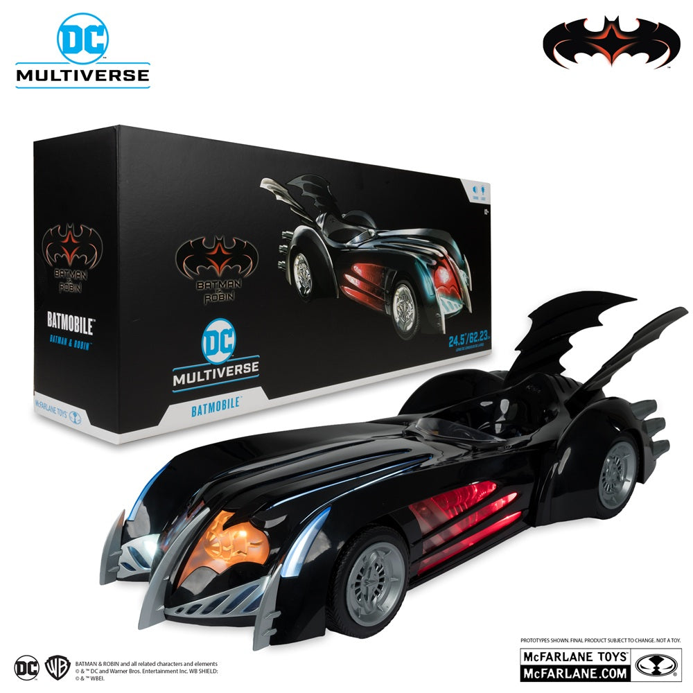Batman & Robin, batmobile 24" avec sons et lumières (McFarlane) avec la boite
