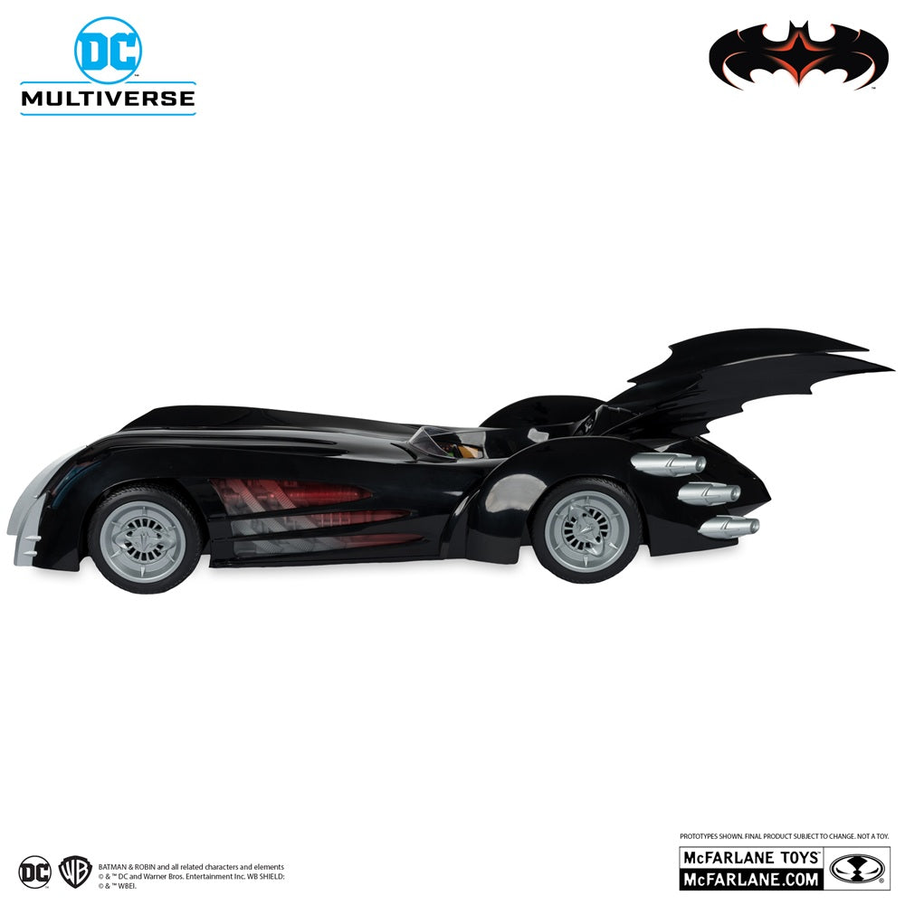 Batman & Robin, batmobile 24" avec sons et lumières (McFarlane) de profil