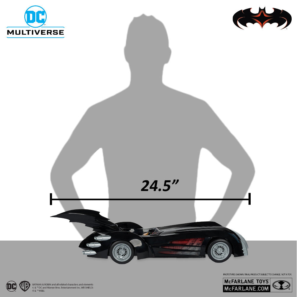 Batman & Robin, batmobile 24" avec sons et lumières (McFarlane) taille