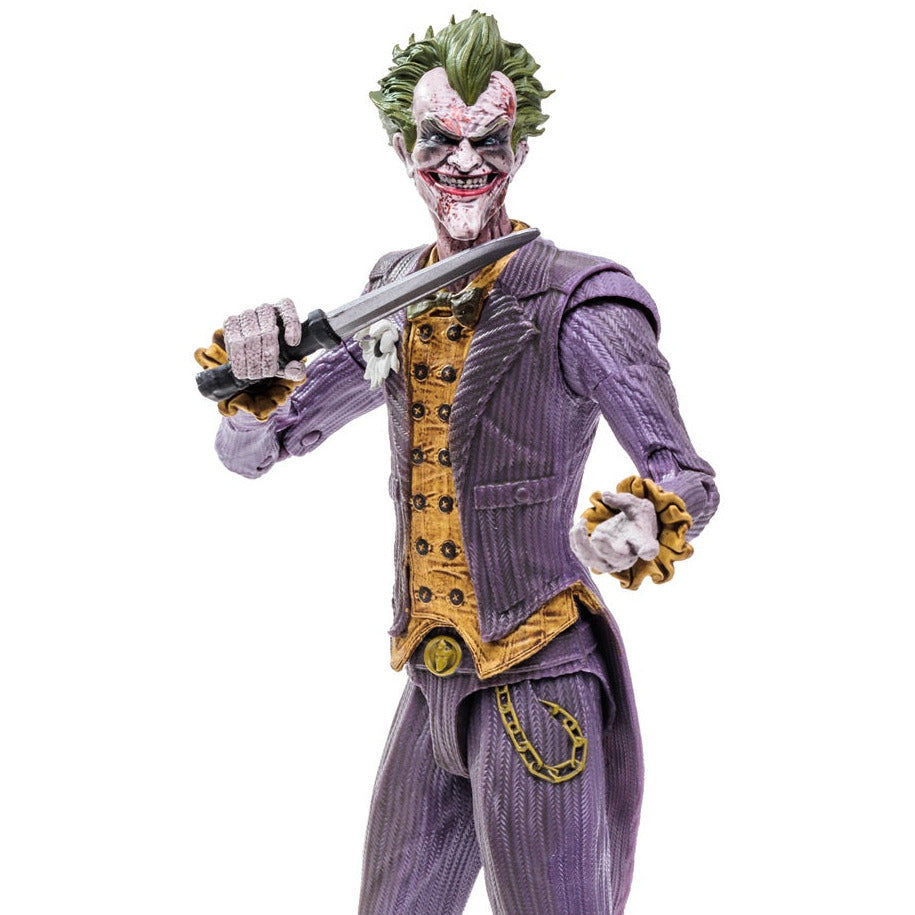 Batman Arkham City (VG), 7" The Joker infected (McFarlane) action figure