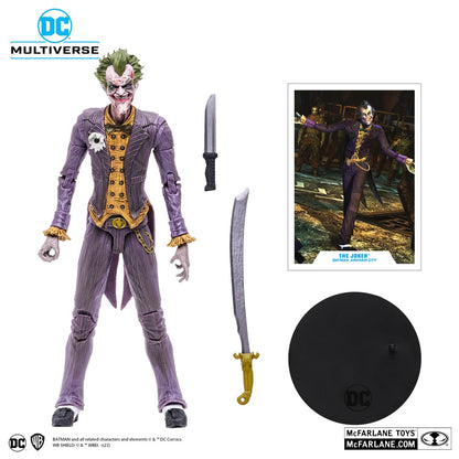 Batman Arkham City (VG), 7" The Joker infected (McFarlane) action figure