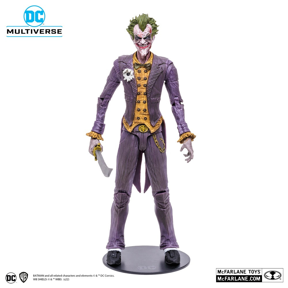 Batman Arkham City (VG), 7" The Joker infected (McFarlane) action figure
