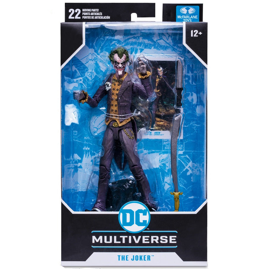 Batman Arkham City (VG), 7" The Joker infected (McFarlane) action figure