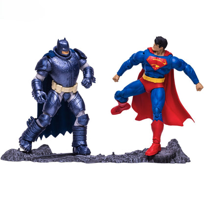 Batman The Dark Knight Returns 7" Figure Superman vs Armored Batman (McFarlane)