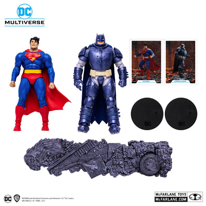 Batman The Dark Knight Returns 7" Figure Superman vs Armored Batman (McFarlane)