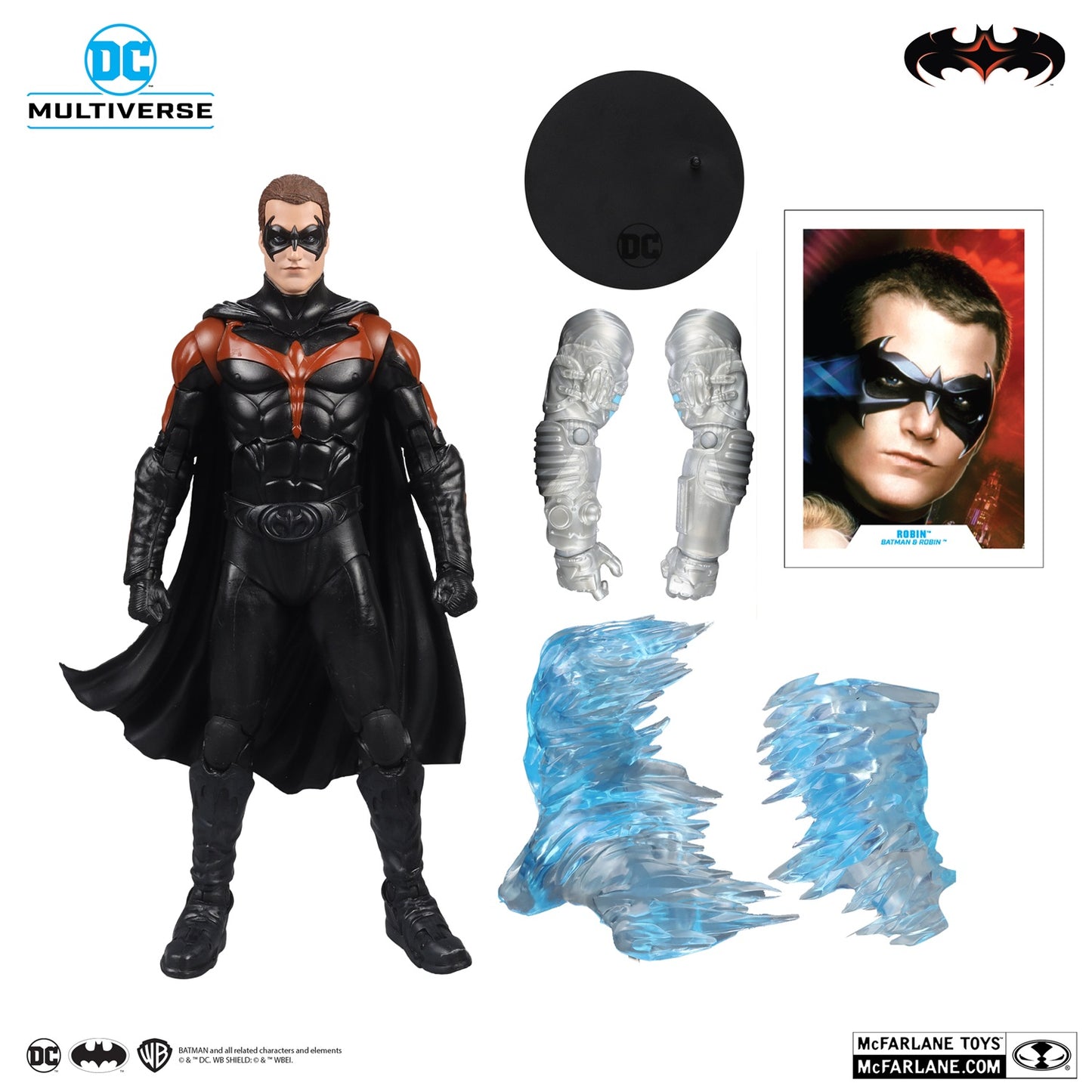 Batman & Robin, 7" Robin "collect to build" figure 3/4 (McFarlane)