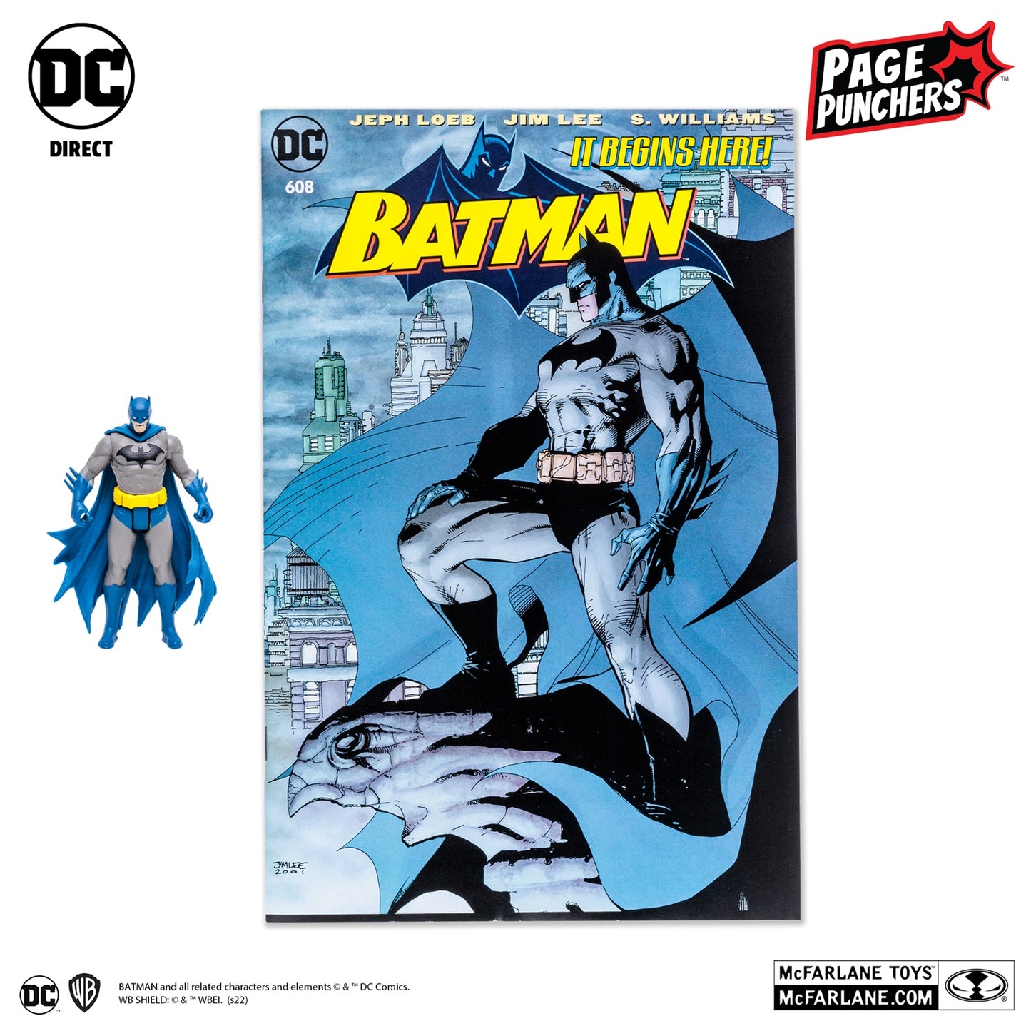 Batman (Comic), comic Batman avec figurine 3" Page Punchers (DC Direct)