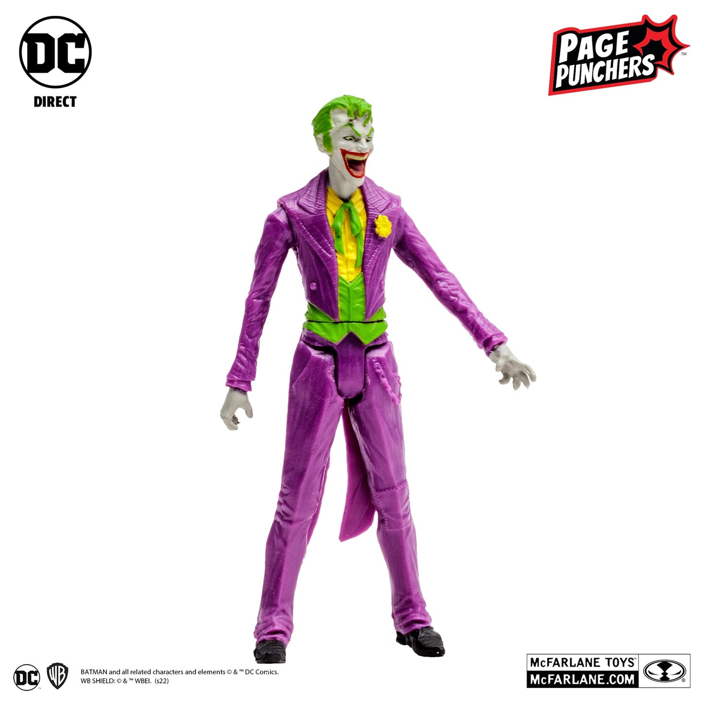 Batman (Comic), comic Joker avec figurine 3" du Joker Page Punchers (DC Direct)
