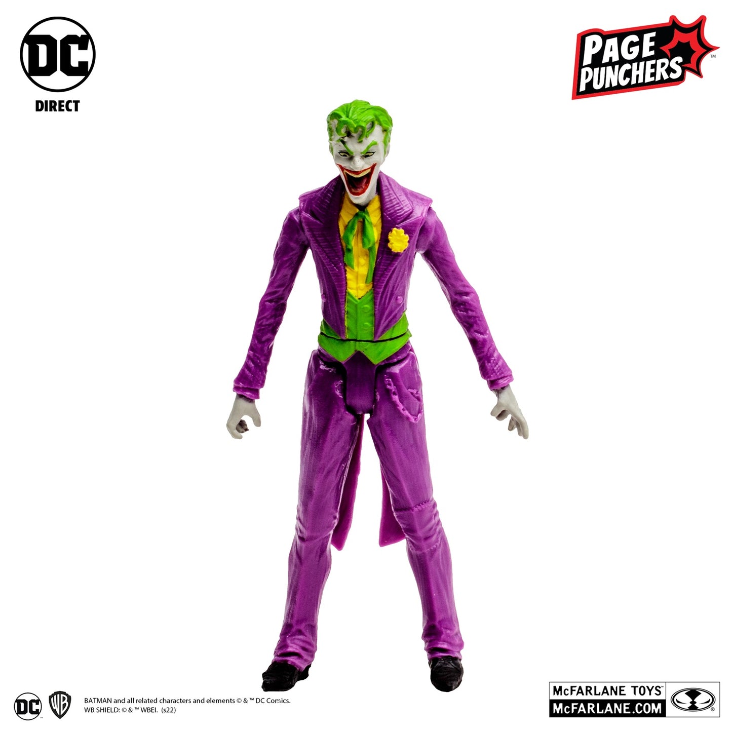 Batman (Comic), comic Joker avec figurine 3" du Joker Page Punchers (DC Direct)