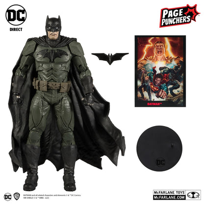 Black Adam (Comic), figurine 7" Batman avec comic (McFarlane)