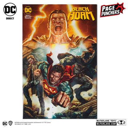 Black Adam (Comic), figurine 7" Batman avec comic (McFarlane)