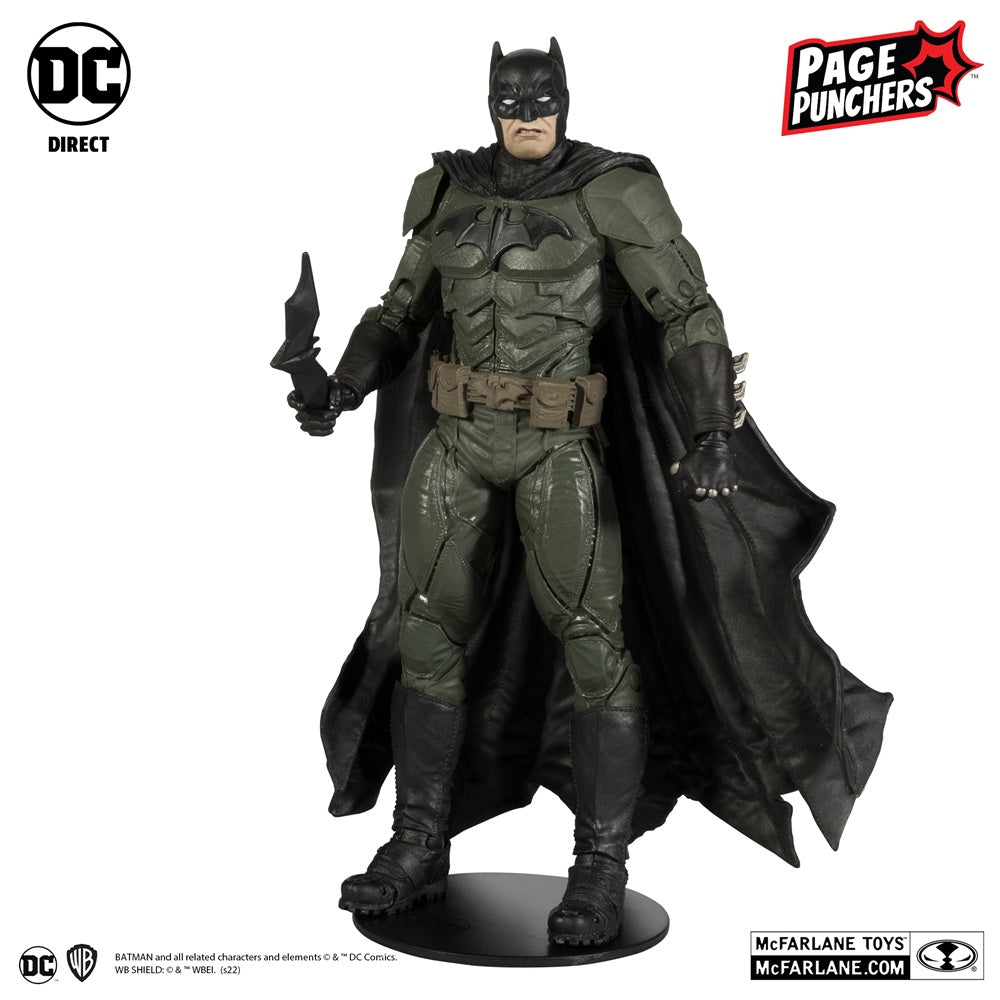 Black Adam (Comic), figurine 7" Batman avec comic (McFarlane)