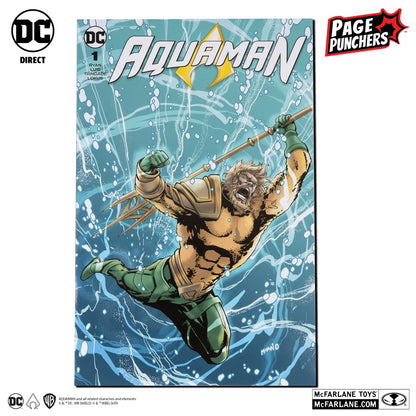 Aquaman (Comic), figurine 7" Aquaman avec comic (McFarlane)