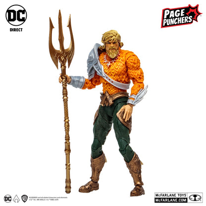 Aquaman (Comic), figurine 7" Aquaman avec comic (McFarlane)