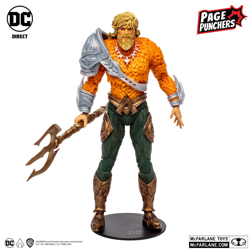 Aquaman (Comic), figurine 7" Aquaman avec comic (McFarlane)