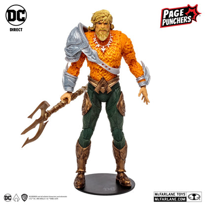Aquaman (Comic), figurine 7" Aquaman avec comic (McFarlane)