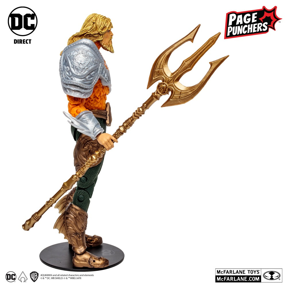Aquaman (Comic), figurine 7" Aquaman avec comic (McFarlane)